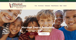 Desktop Screenshot of marshalldentalassociates.com